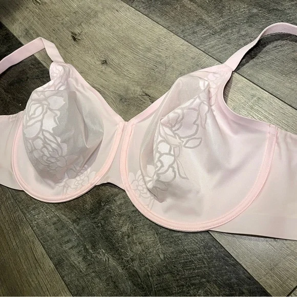 Wacoal Women's 40DDD Confidence Boost Unlined Mid Coverage Underwire Bra, 855380 - Picture 3 of 7